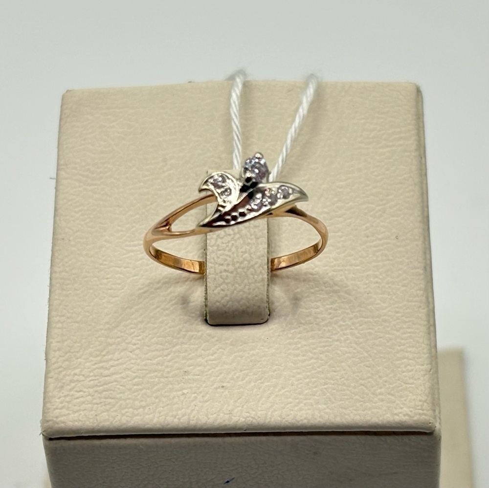 КОЛКМИ585 КОЛЬЦО С КАМНЯМИ (Au 585)