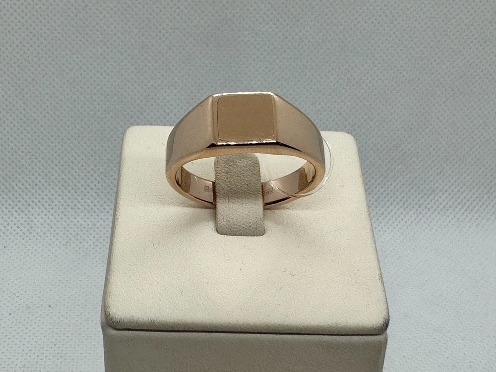 КОЛЬЦО ПЕЧАТКА без камня (Au 585)