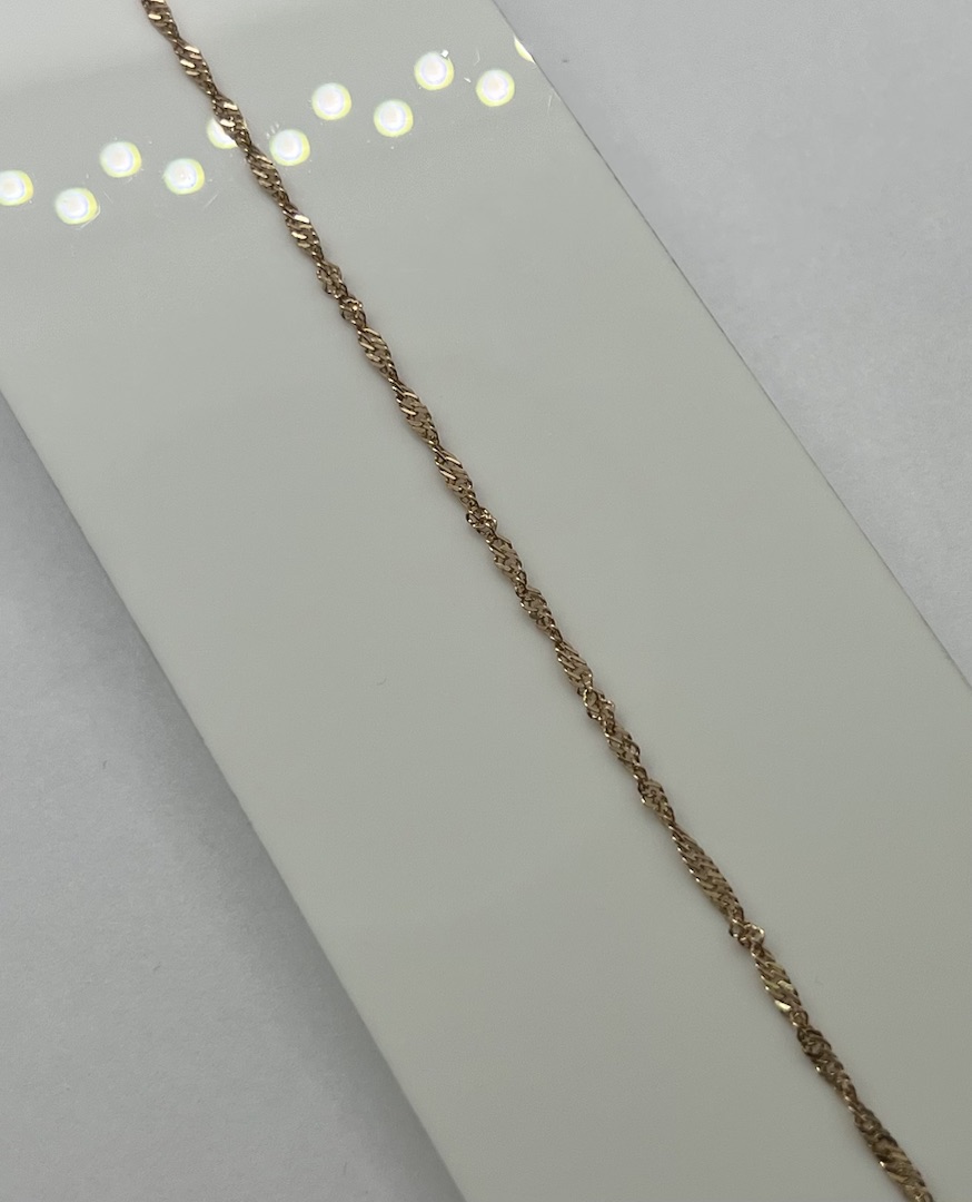 БРАСЛЕТ ПОЛНОВЕСНЫЙ Сингапур Au 585