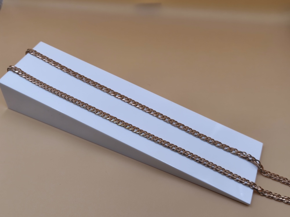 ЦЛР2585 ЦЕПЬ ПОЛНОВЕСНАЯ Ромб двойной (Au 585)