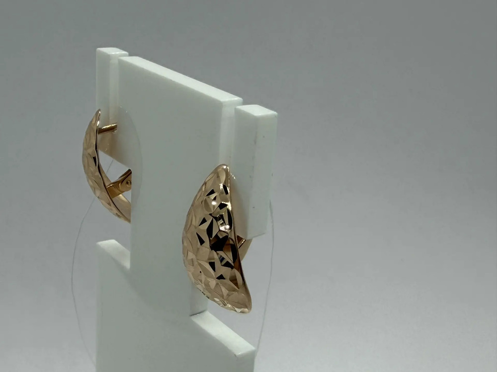 СЕРЬГИ БЕЗ КАМНЯ (Au 585)