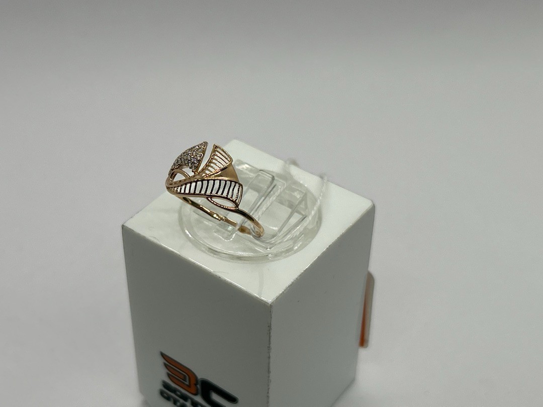 КОЛКМИ585 КОЛЬЦО С КАМНЯМИ (Au 585)