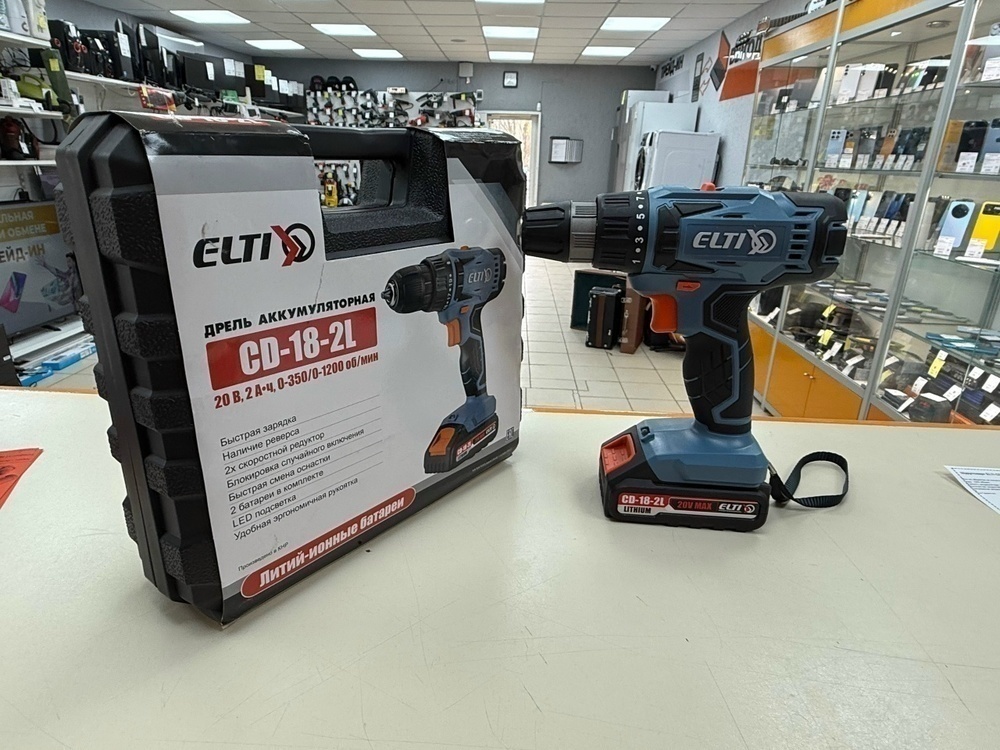 Шуруповерт ELTI CD-18-2L