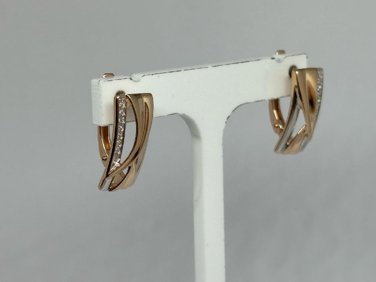 СЕРЬГИ С КАМНЯМИ (Au 585)