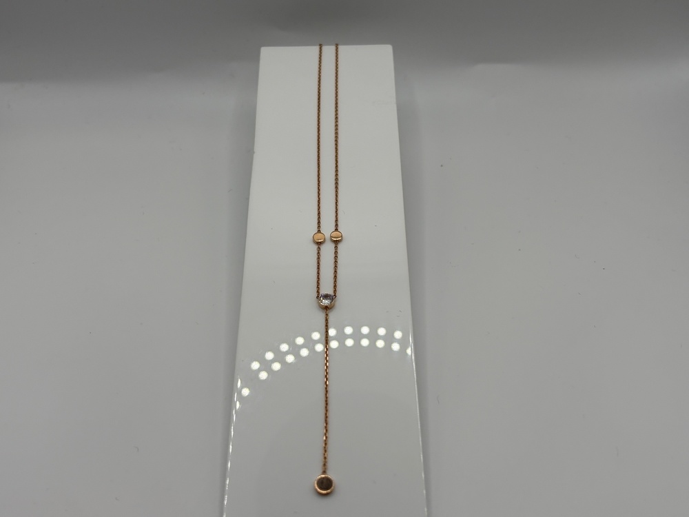 КОЛЬЕ С КАМНЕМ Au 585