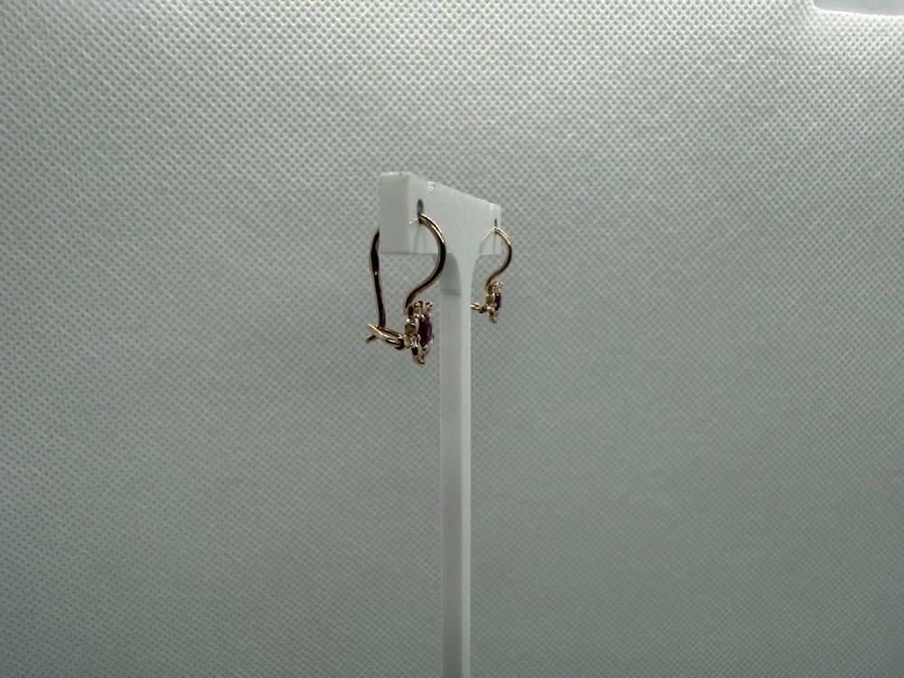 СКМИ585 СЕРЬГИ С КАМНЯМИ (Au 585)