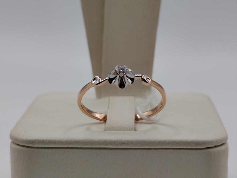 КОЛЬЦО БРИЛЛИАНТ Au 585