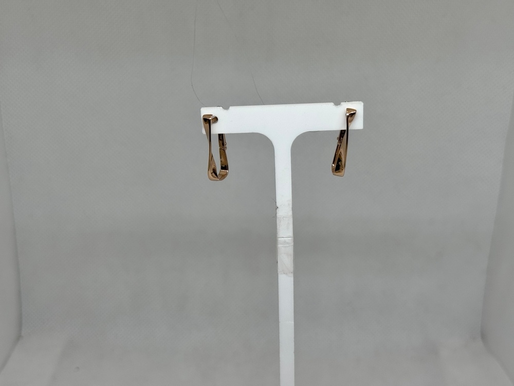 СЕРЬГИ БЕЗ КАМНЯ (Au 585)