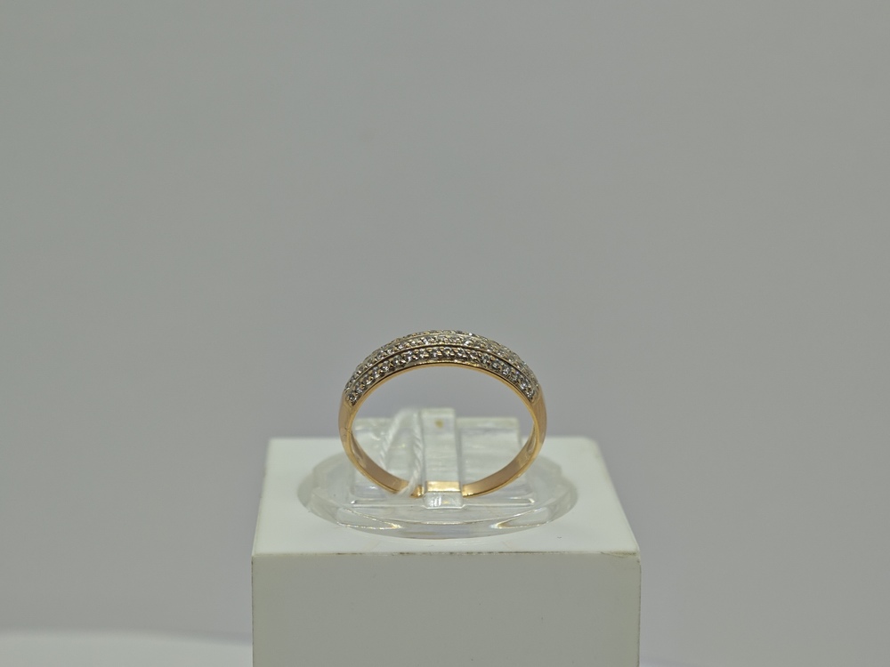 КОЛКМИ585 КОЛЬЦО С КАМНЯМИ (Au 585)