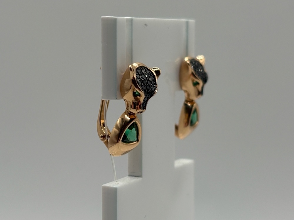 СЕРЬГИ С КАМНЯМИ (Au 585)