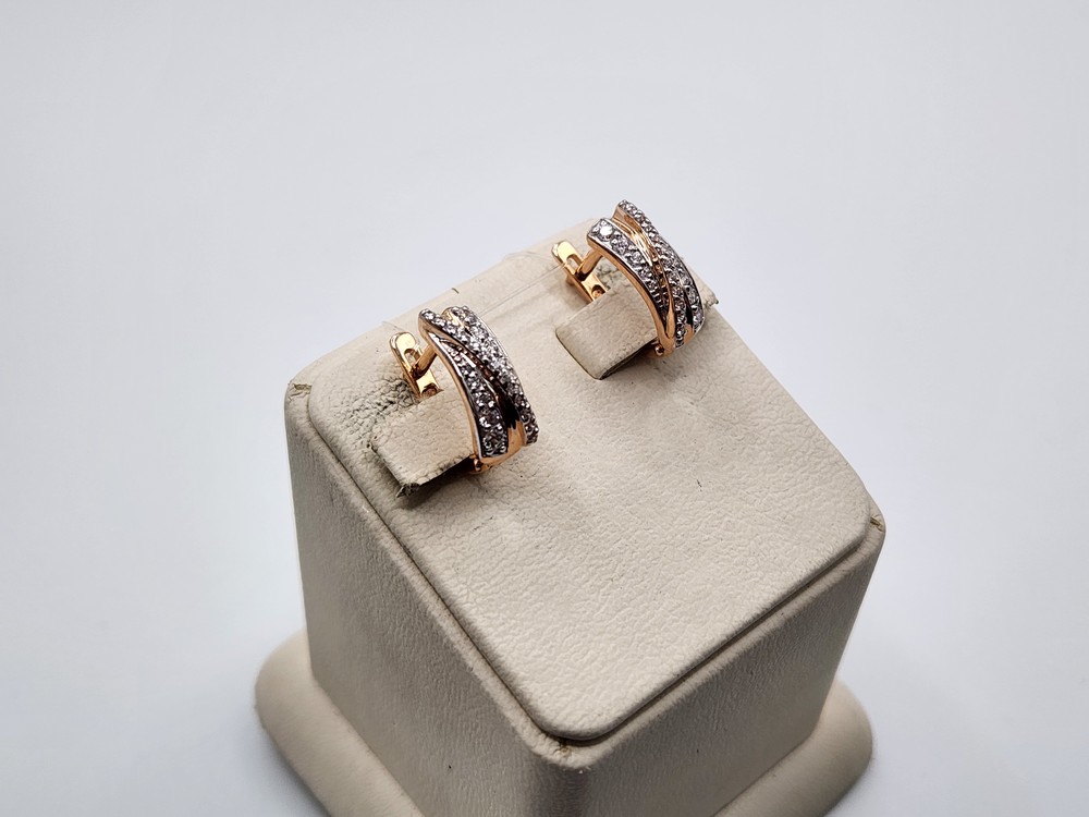 СЕРЬГИ С КАМНЯМИ (Au 585)