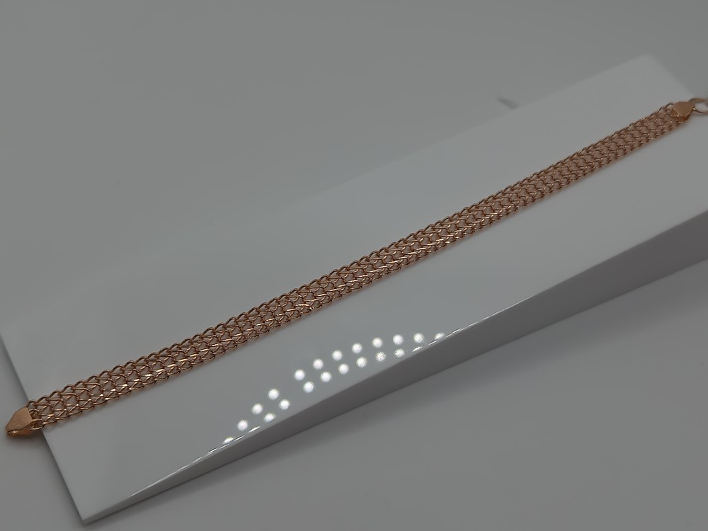 БЛ8585 БРАСЛЕТ ПОЛНОВЕСНЫЙ Восьмерка (Au 585)