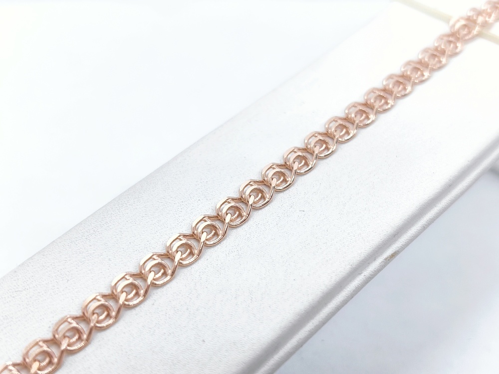 НБ 12-087 БРАСЛЕТ ПОЛНОВЕСНЫЙ Лав (Au 585)