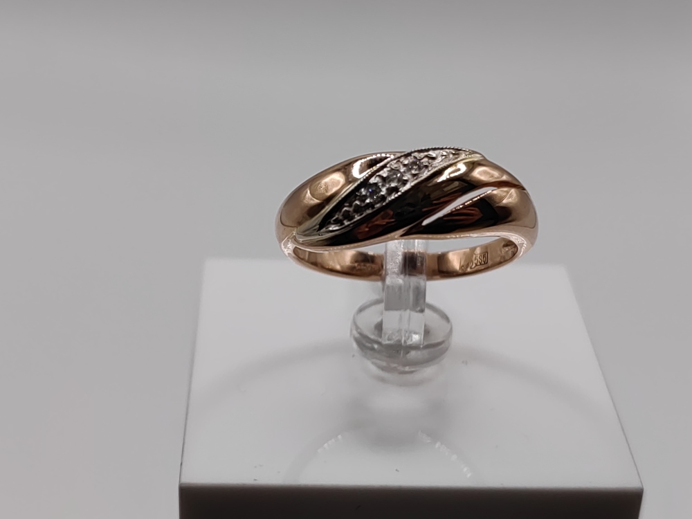 КОЛЬЦО БРИЛЛИАНТ Au 585