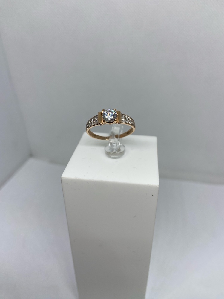 КОЛКМИ585 КОЛЬЦО С КАМНЯМИ (Au 585)