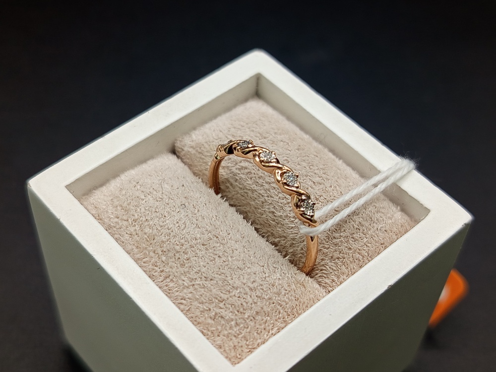 КОЛЬЦО БРИЛЛИАНТ Au 585