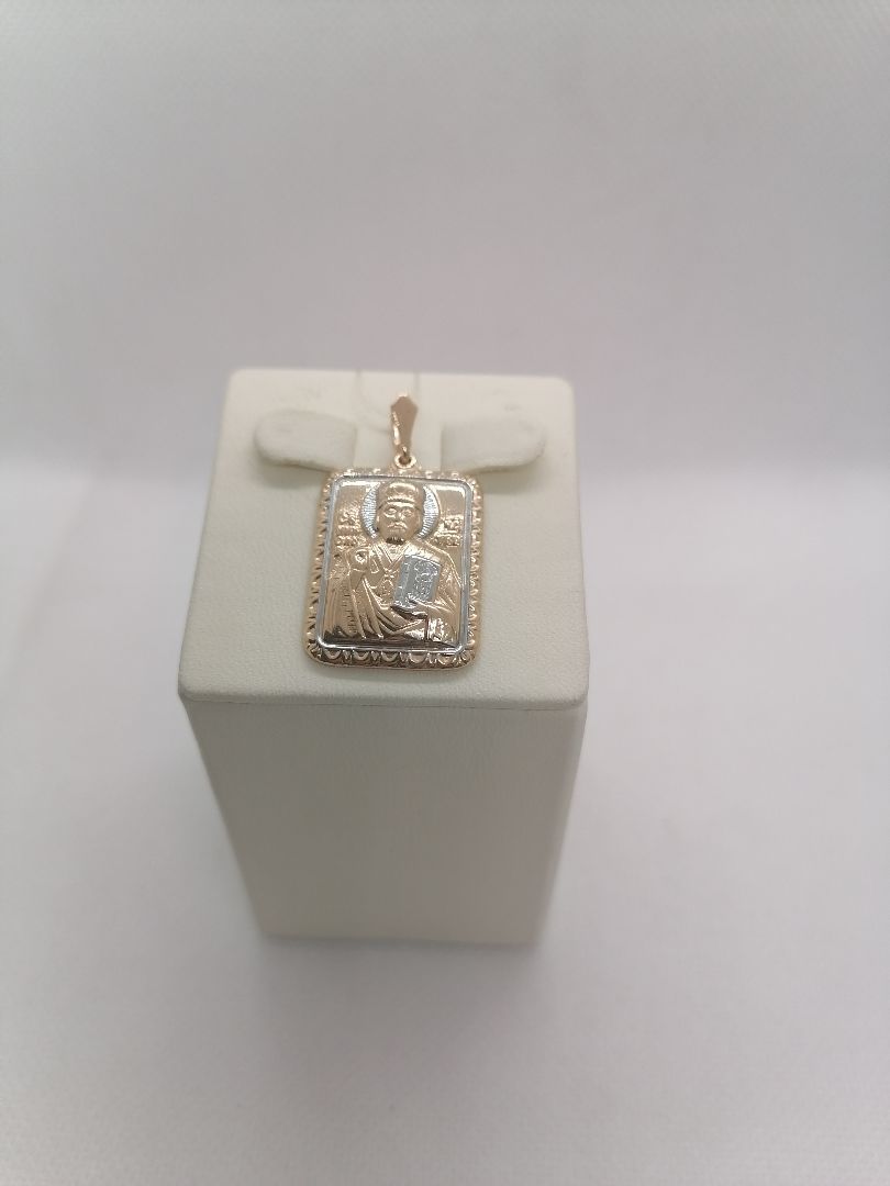 03-2188 ПОДВЕСКА ИКОНА без камня (Au 585)