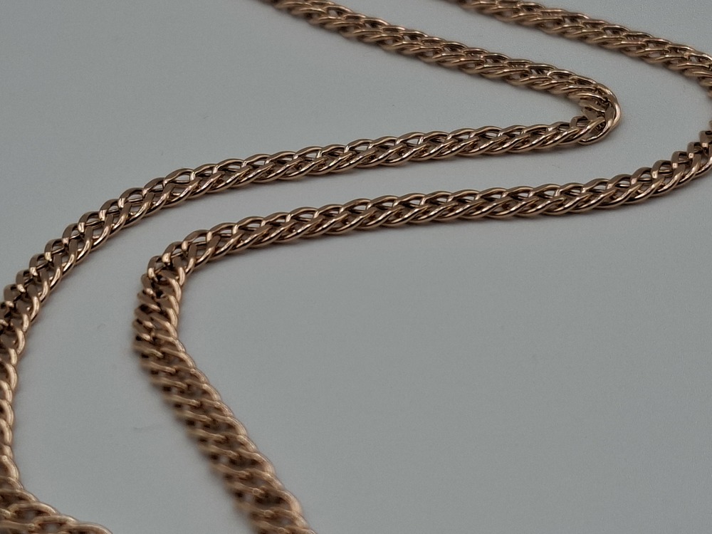 ЦПР2585 ЦЕПЬ ПУСТОТЕЛАЯ Ромб двойной (Au 585)