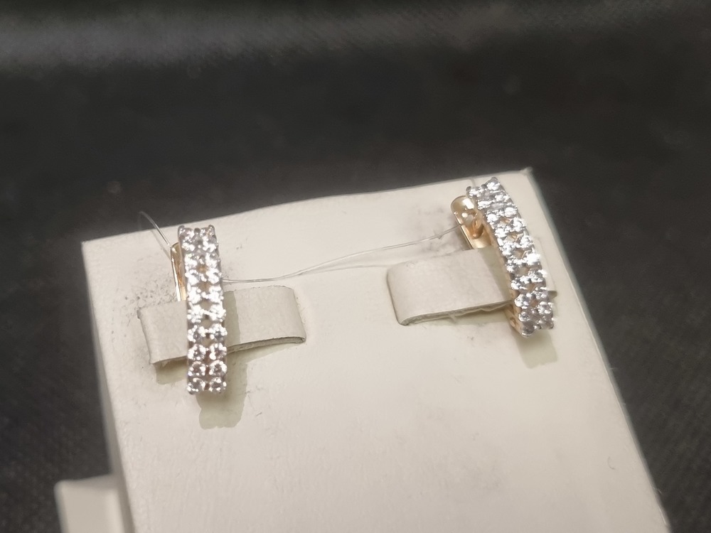 СЕРЬГИ С КАМНЯМИ (Au 585)