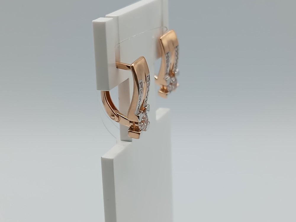 СЕРЬГИ С КАМНЯМИ (Au 585)