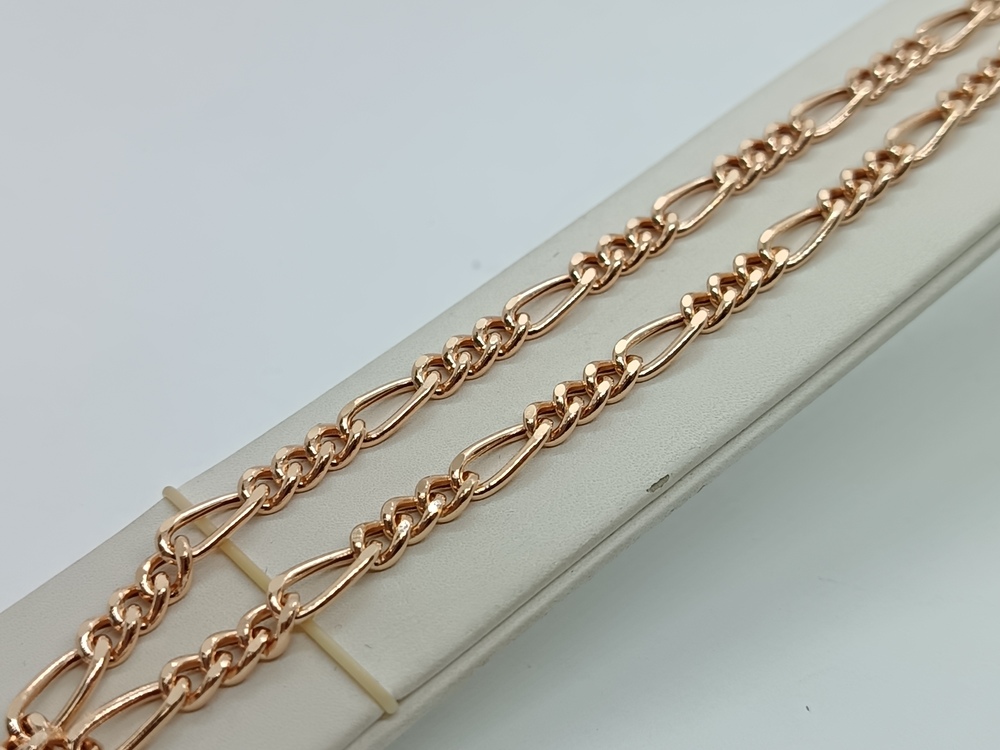 ЦЕПЬ ПУСТОТЕЛАЯ Фигаро(картье) (Au 585)