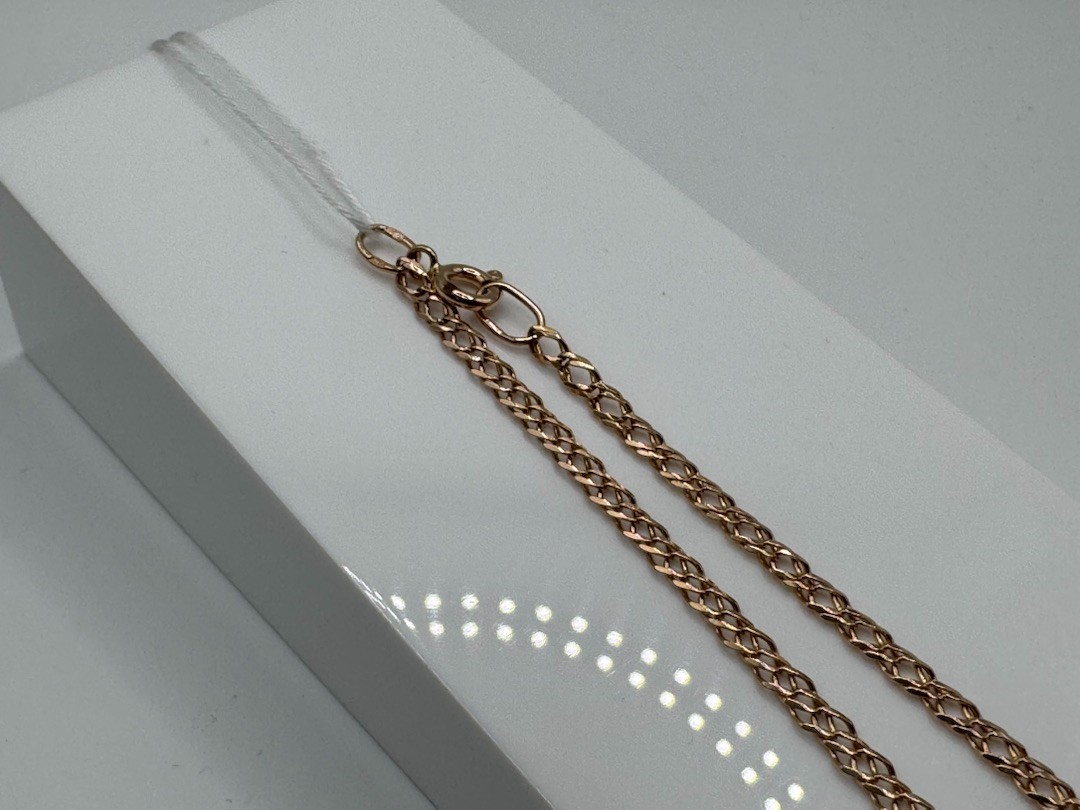 ЦЛР2585 ЦЕПЬ ПОЛНОВЕСНАЯ Ромб двойной (Au 585)