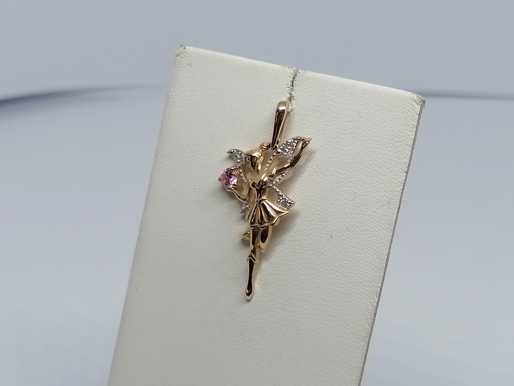 ПОДВЕСКА С КАМНЯМИ (Au 585)