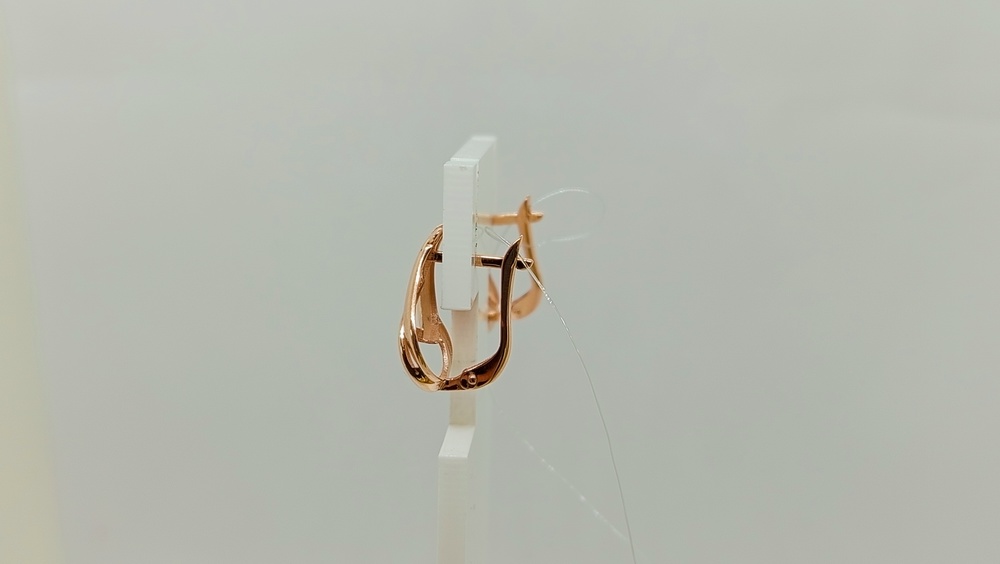 СЕРЬГИ БЕЗ КАМНЯ (Au 585)