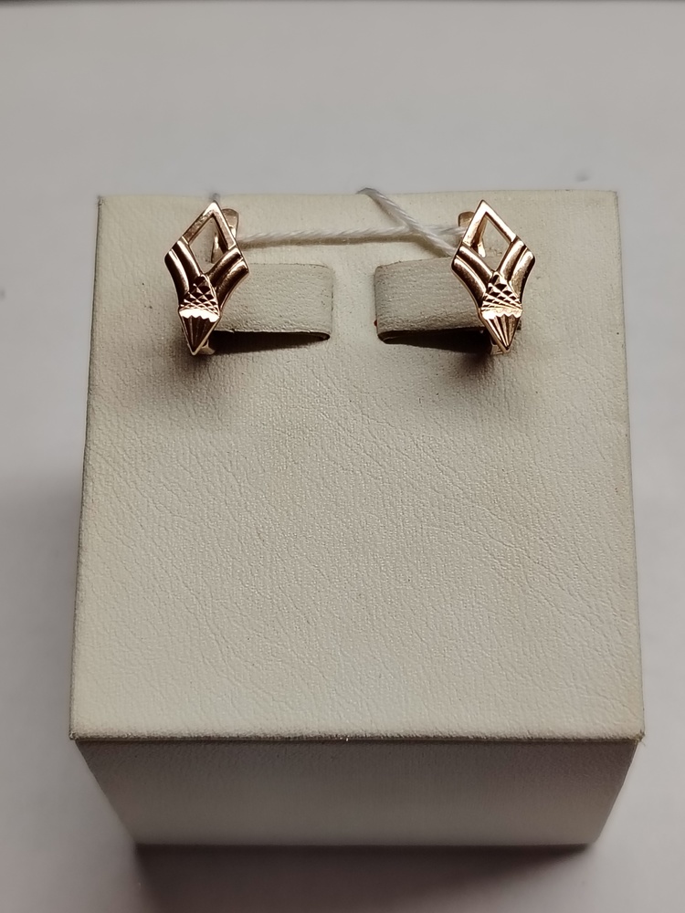 СЕРЬГИ БЕЗ КАМНЯ (Au 585)