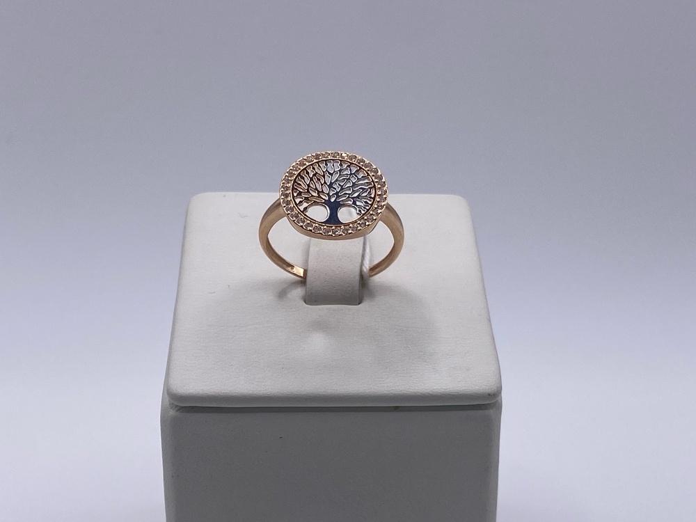 КОЛКМИ585 КОЛЬЦО С КАМНЯМИ (Au 585)