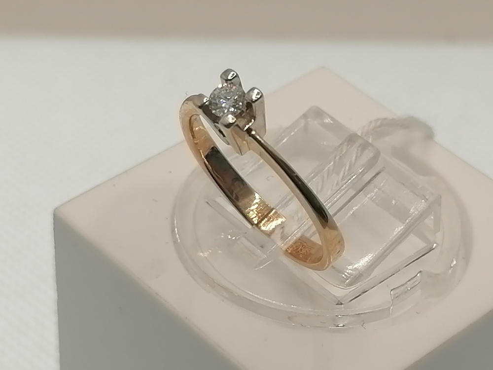 КОЛЬЦО БРИЛЛИАНТ Au 585