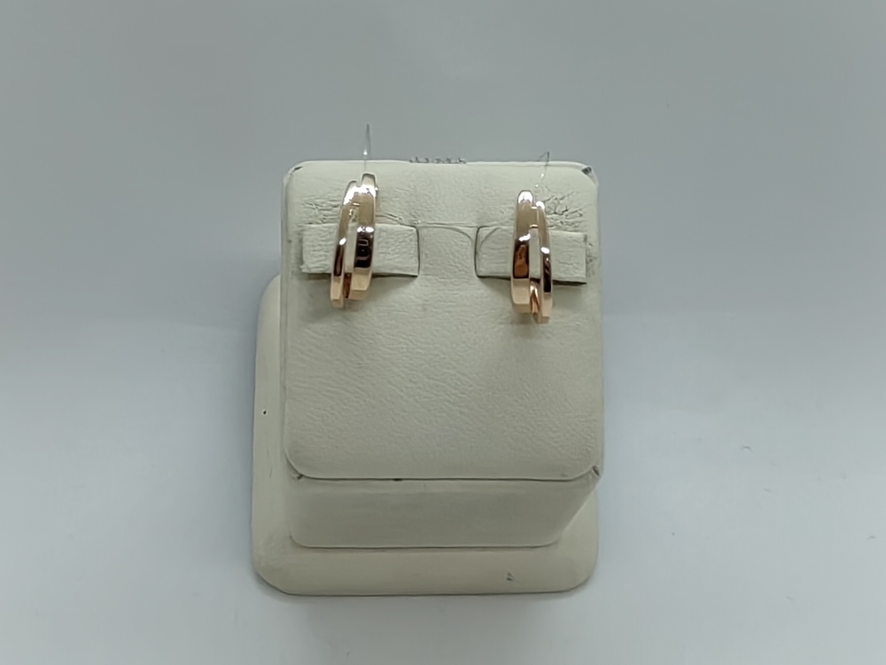 СЕРЬГИ БЕЗ КАМНЯ (Au 585)