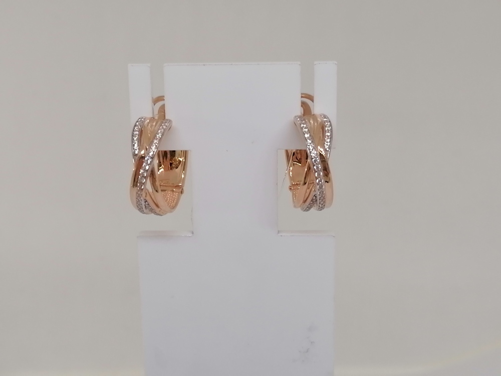 СЕРЬГИ С КАМНЯМИ (Au 585)