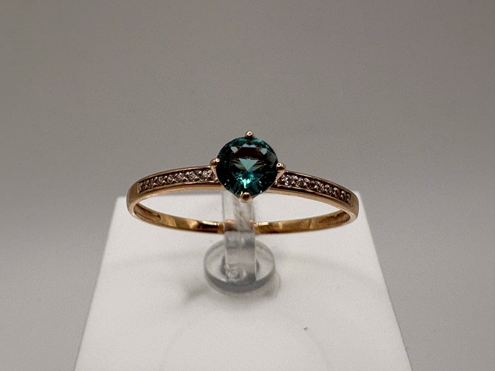 КОЛКМИ585 КОЛЬЦО С КАМНЯМИ (Au 585)