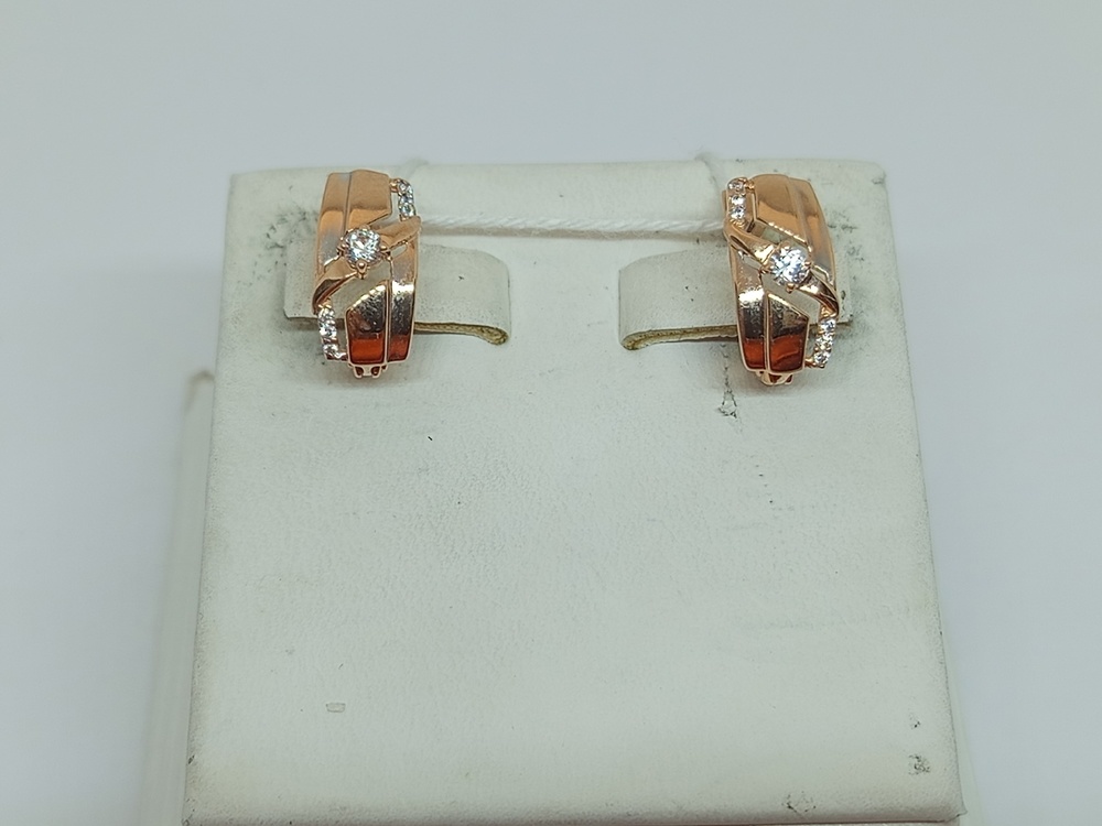 СЕРЬГИ С КАМНЯМИ (Au 585)