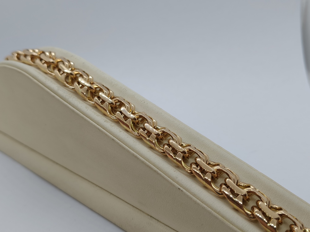 БРАСЛЕТ ПОЛНОВЕСНЫЙ Бисмарк (Au 585)