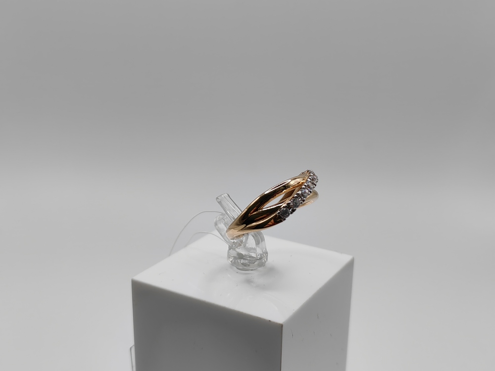 КОЛЬЦО С КАМНЯМИ (Au 585)