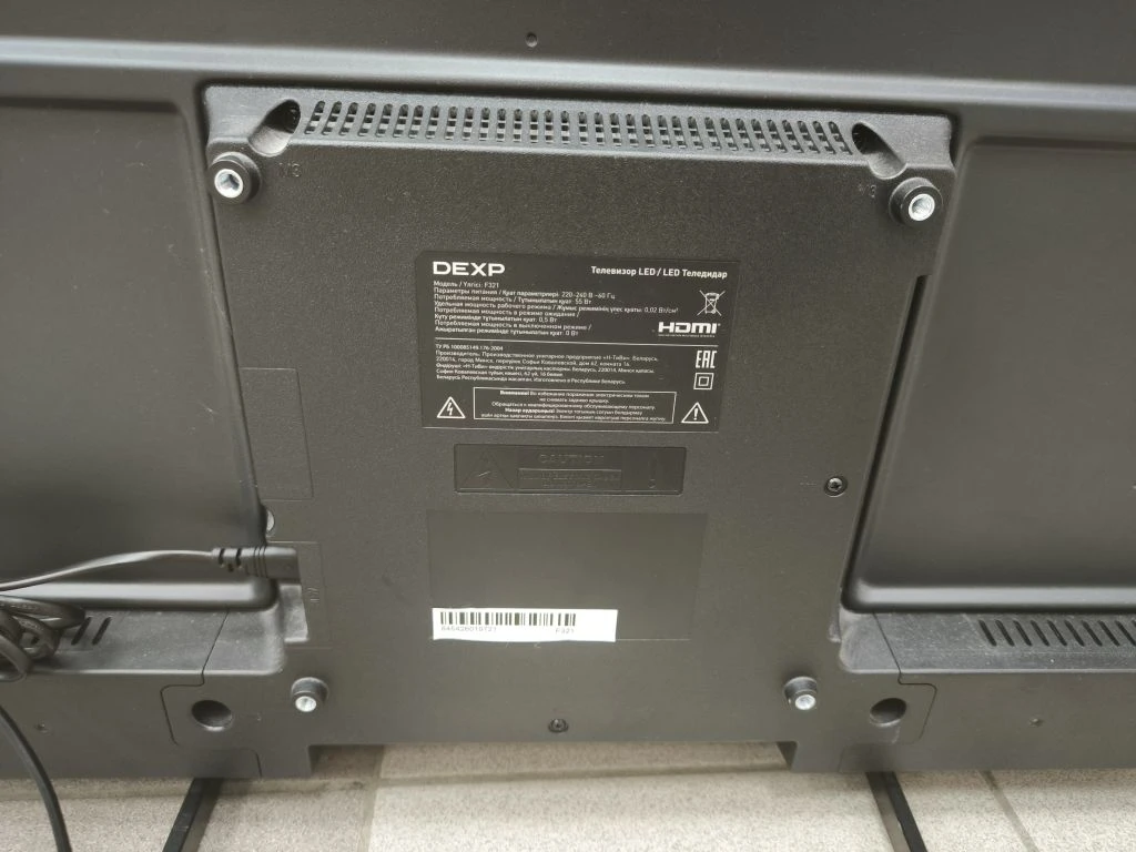 LED Телевизор Dexp F321