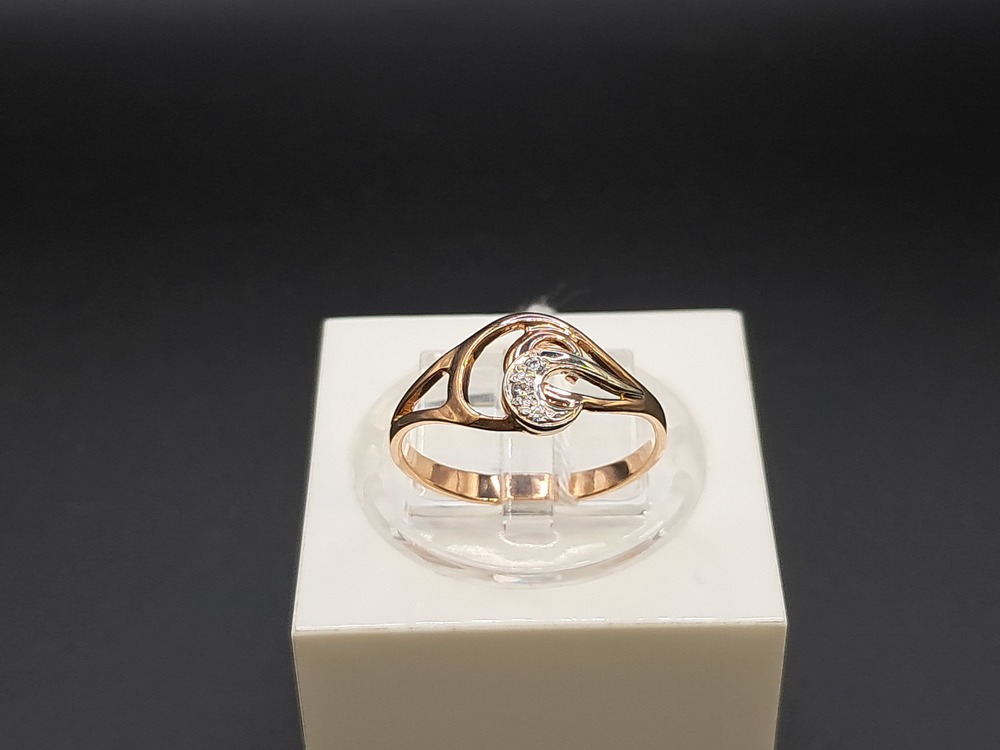 КОЛКМИ585 КОЛЬЦО С КАМНЯМИ (Au 585)