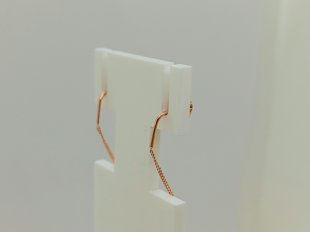 СЕРЬГИ ПРОДЕВКИ без камня (Au 585)