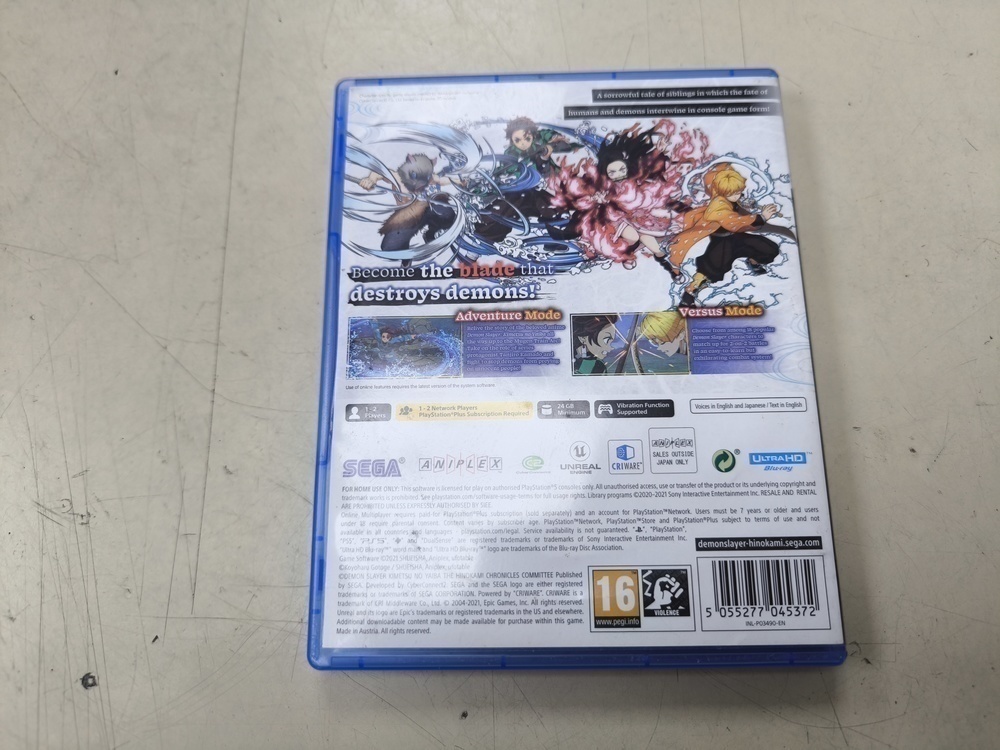 Игра Playstation 5 Demon Slayer The Hinokami Chronicles