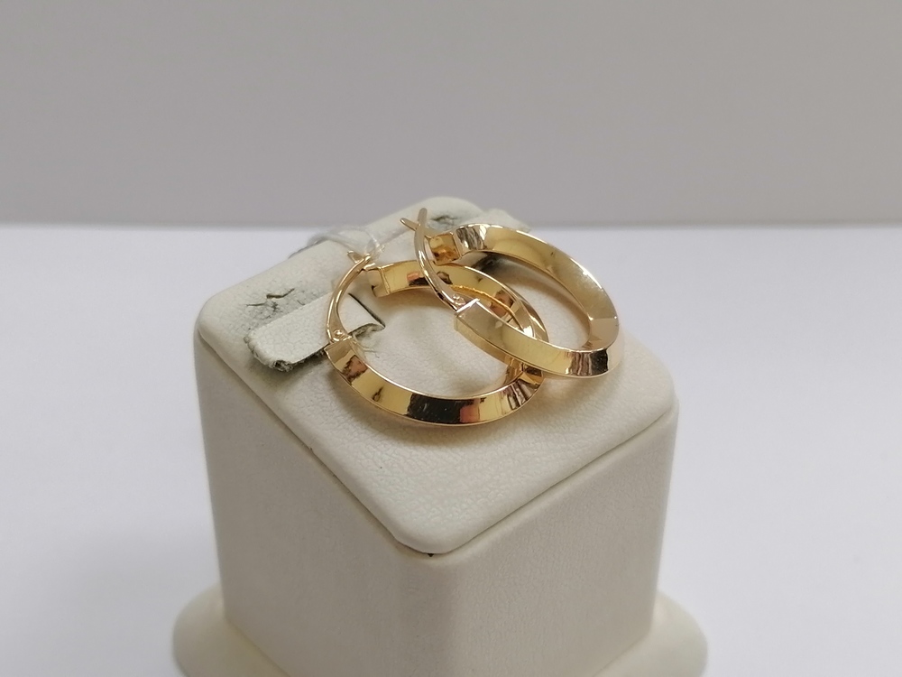 СЕРЬГИ БЕЗ КАМНЯ (Au 585)