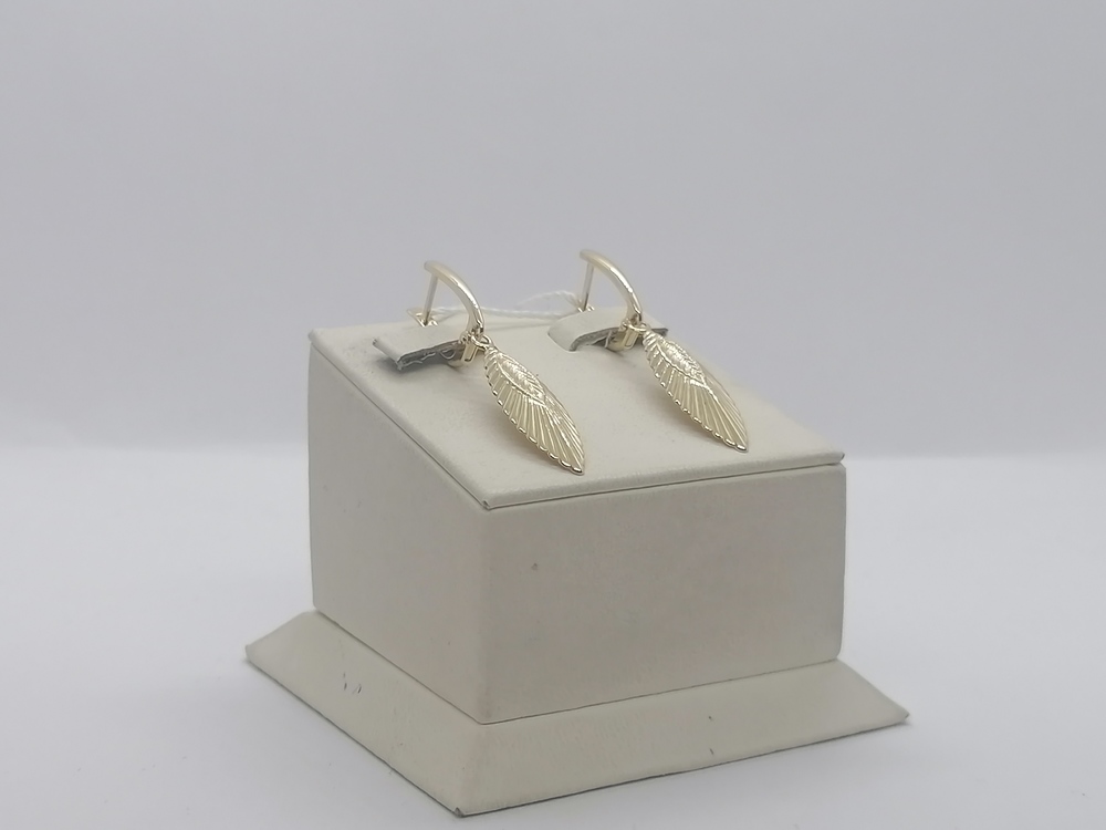 СЕРЬГИ БЕЗ КАМНЯ (Au 585)