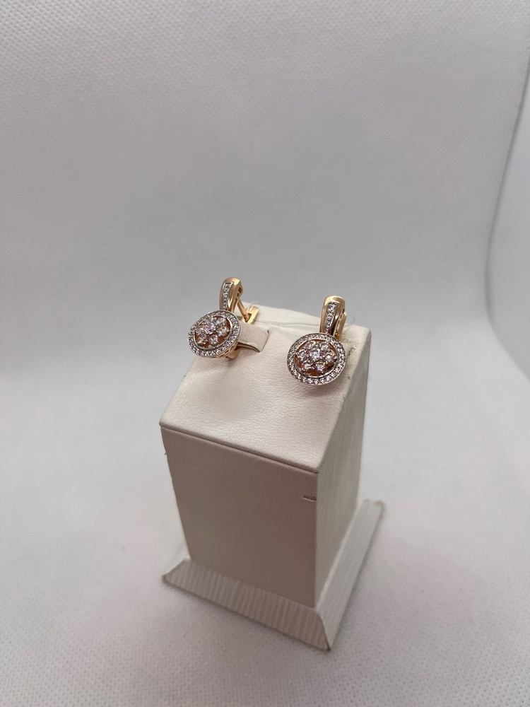 СЕРЬГИ С КАМНЯМИ (Au 585)