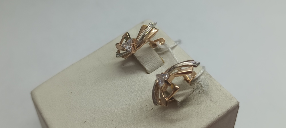 СЕРЬГИ С КАМНЯМИ (Au 585)