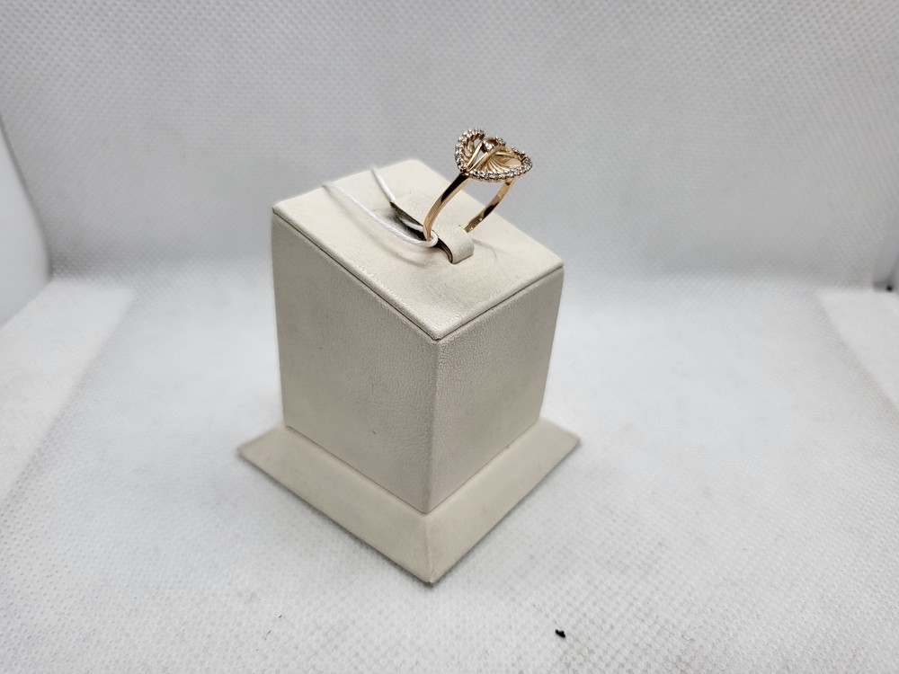 КОЛЬЦО С КАМНЯМИ (Au 585)