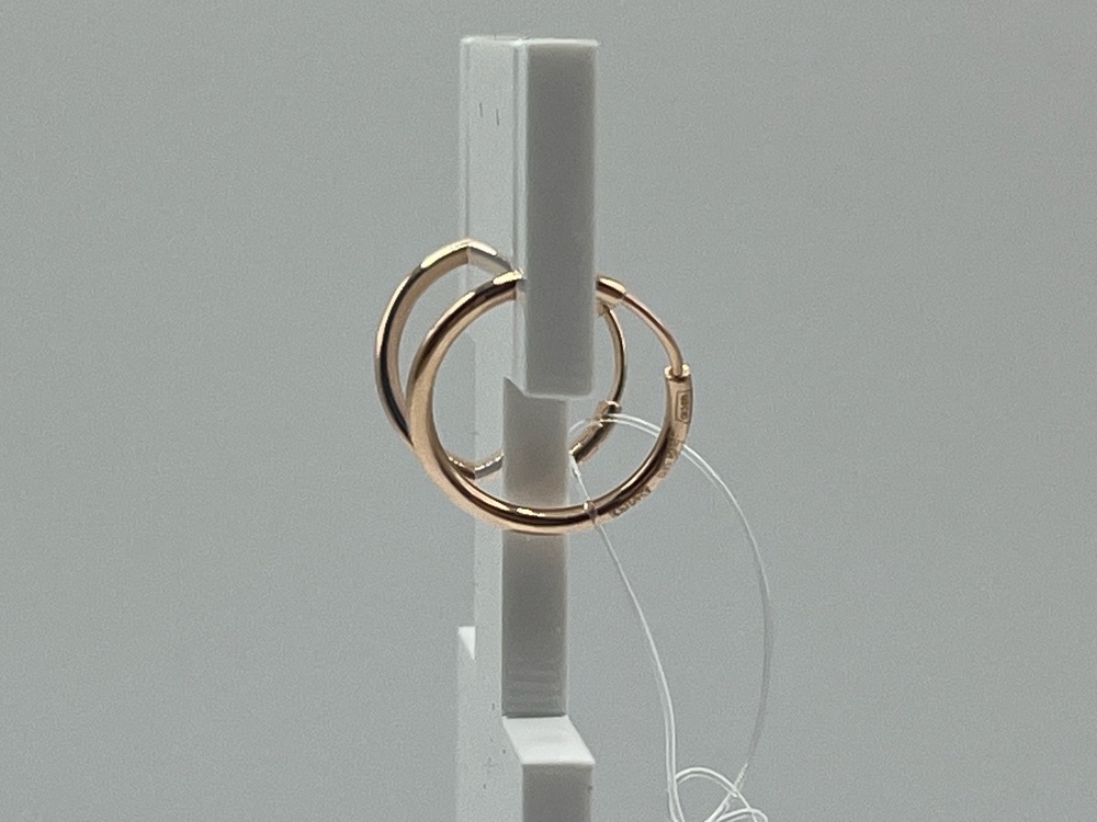 СЕРЬГИ КОНГО без камня (Au 585)