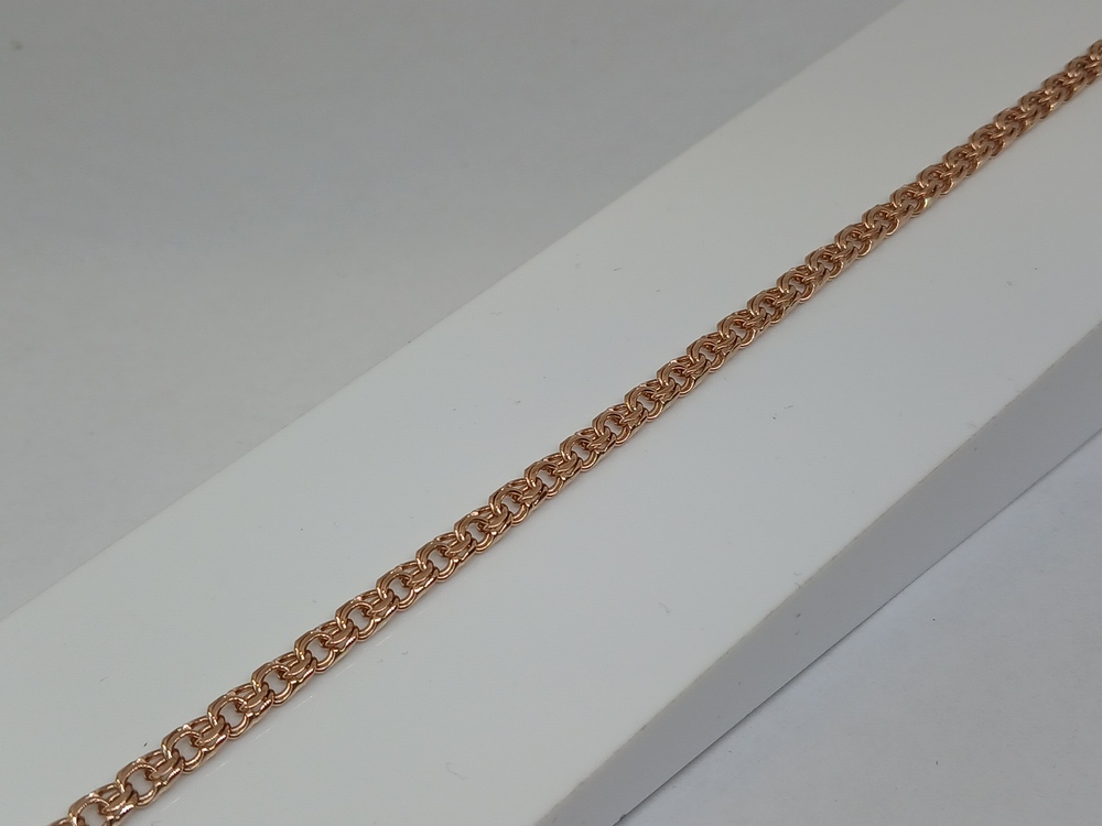 БЛБ585 БРАСЛЕТ ПОЛНОВЕСНЫЙ Бисмарк (Au 585)