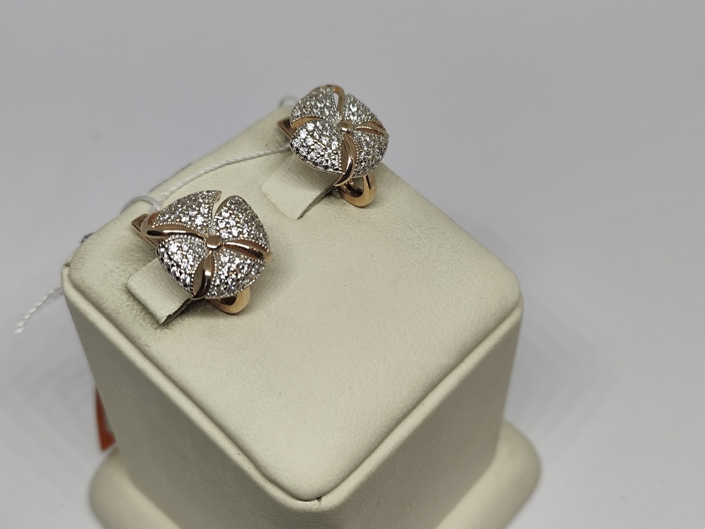 СЕРЬГИ С КАМНЯМИ (Au 585)