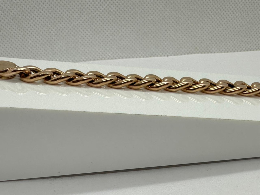 БРАСЛЕТ ПУСТОТЕЛЫЙ Панцирное Au 585